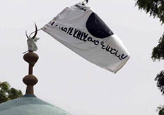 Boko Haram flag tied to mosque